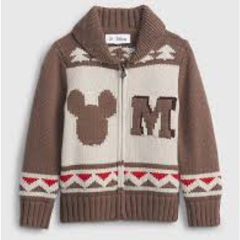 Gap Mickey Mouse Intarsia Sweater